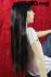 Beautiful black long hair wig