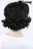 Beautiful, black wig with wavy hair