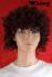 Beautiful curly wig in red brown