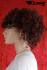 Beautiful curly wig in red brown