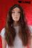 Beautiful wavy brown long hair wig with highlights