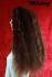 Beautiful wavy brown long hair wig with highlights