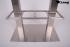 Bistro Table Black, Angular Table Top XXL, 70 x 150cm, 50kg-