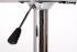 Bistro Table, Black, Footrest, Square Wooden Board, Height-Adjustable-