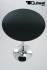 Bistro Table Black, Round Wooden Board, Height-Adjustable- "Stuttgart"