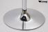 Bistro Table Black, Round Wooden Board, Height-Adjustable- "Stuttgart"