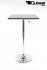 Bistro Table Black square  MDF Board height-adjustable- "Kln"