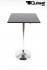 Bistro Table Black square  MDF Board height-adjustable- "Kln"