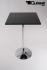 Bistro Table Black Square Wooden Board-"Mnchen"