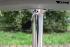 Bistro table gray height completely adjustable by gas lift action-