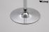 Bistro Table Silver, Round Wooden Board, Height-Adjustable- "Stuttgart"