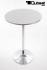 Bistro Table Silver Round Wooden Board-"Konstanz"