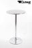 Bistro Table Silver Round Wooden Board-"Konstanz"