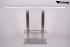 Bistro Table White, Angular Table Top XXL, 70 x 150cm, 50kg-