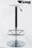 Bistro Table White, Footrest, Round Wooden Board, Height-Adjustable-