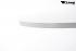 Bistro Table White Round Wooden Board Footrest- "Konstanz"