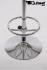 Bistro Table White Round Wooden Board Footrest- "Konstanz"