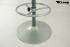 Bistro Tisch silber, 2 Ebenen, h�henverstellbar mit Fu�st�tze- "M�nster" B-WARE