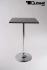 Bistro-Tisch schwarz, Holzplatte quadratisch 102 cm - "Mnchen"