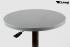 Bistro-Tisch silber/grau, Holzplatte rund, h�henverstellbar, 20kg- "Leipzig"  B-Ware