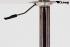 Bistro-Tisch silber/grau, Holzplatte rund, h�henverstellbar, 20kg- "Leipzig"  B-Ware