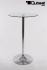 Bistro-Tisch transparent, Glasplatte rund 102 cm - "Berlin"