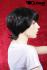 Black artificial hair wig
