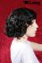 Black curly short hair wig