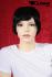 Black kanekalon wig