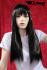 Black long hair wig