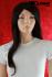 Black long wig with fashionable cut bangs