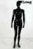 Black Mannequin, Shining, with Facial Contours