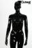 Black Mannequin, Shining, with Facial Contours