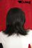 Black mediumlong wig