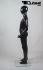 Black shining Child mannequin, faceless