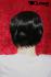 Black short artificial hair wig