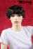 Black short hair wig