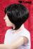 Black short hair wig