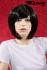 Black short hair wig