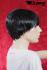 Black short wig