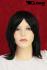 Black straight wig mediumlong