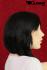 Black straight wig mediumlong