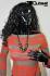 Black Varnished Mannequin, Kneeling