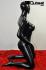 Black Varnished Mannequin, Kneeling