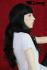 Black wig with long curls