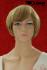 blond curled short hair wig for ladies