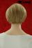 blond curled short hair wig for ladies
