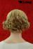 blond curly short hair wig with brown highlights
