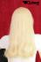 Blond long hair wig