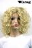 Blonde Kurzhaarpercke mit lockigem Haar